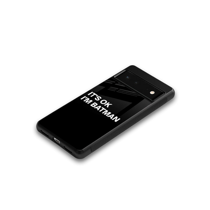 Dark Knight google pixel 6a mobile cover | shockproof glass phone case