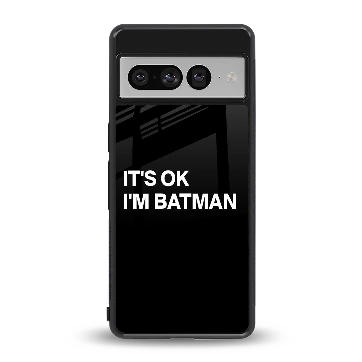 Dark Knight back phone cover | glass case for google pixel 7 pro