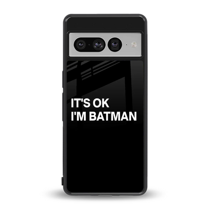 Dark Knight back phone cover | glass case for google pixel 7 pro