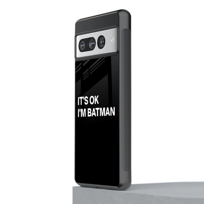 Dark Knight stylish phone case for google pixel 7 pro | glossy glass and slim fit