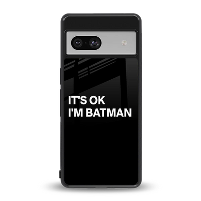 Dark Knight back phone cover | glass case for google pixel 7a