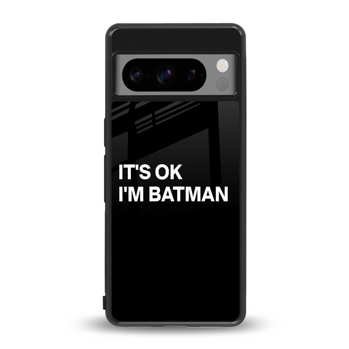 Dark Knight back phone cover | glass case for google pixel 8 pro