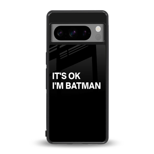 Dark Knight back phone cover | glass case for google pixel 8 pro