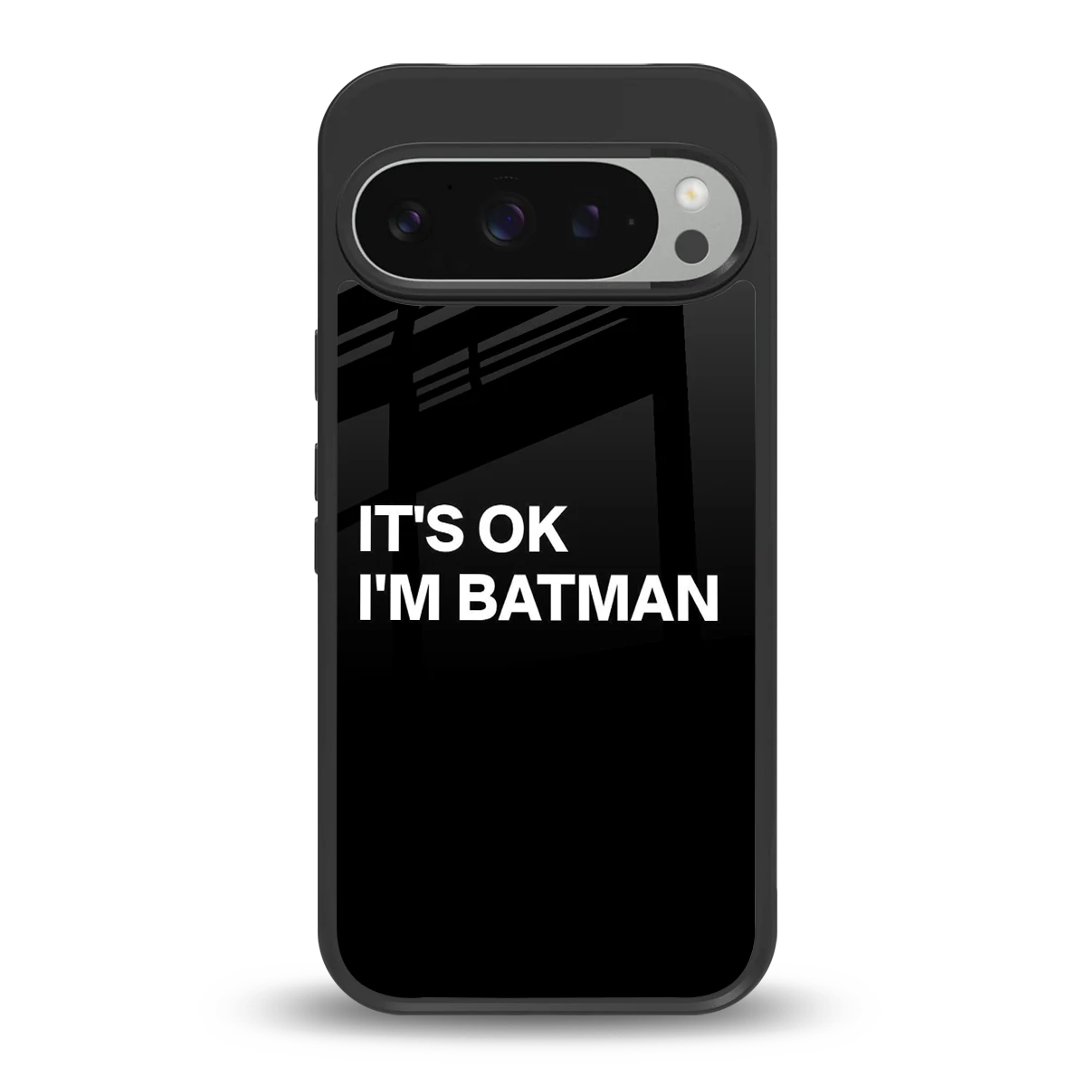 Dark Knight back phone cover | glass case for google pixel 9 pro