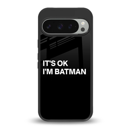 Dark Knight back phone cover | glass case for google pixel 9 pro