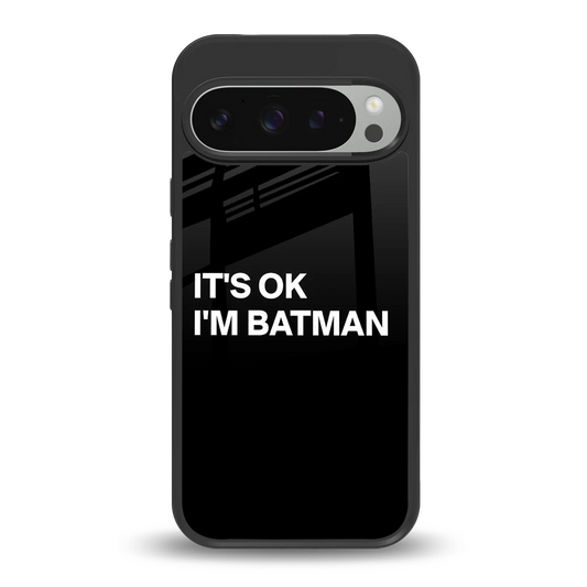 Dark Knight back phone cover | glass case for google pixel 9 pro