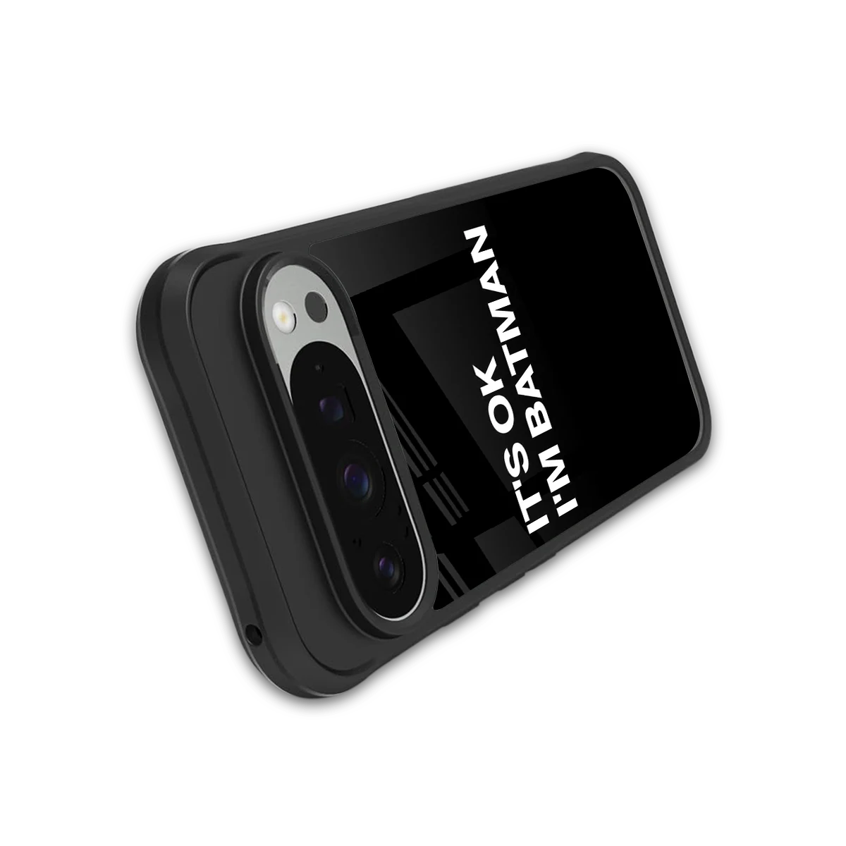 Dark Knight stylish phone case for google pixel 9 pro | glossy glass and slim fit