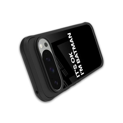 Dark Knight stylish phone case for google pixel 9 pro | glossy glass and slim fit