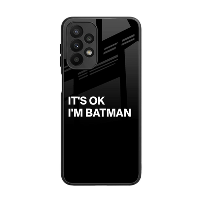 Dark Knight back phone cover | glass case for samsung galaxy a23