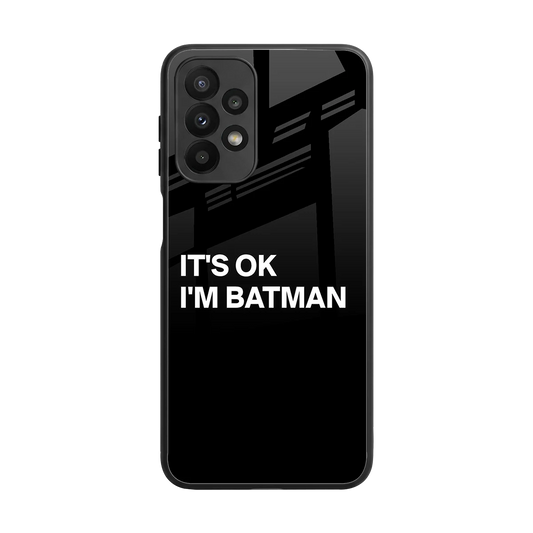Dark Knight back phone cover | glass case for samsung galaxy a23