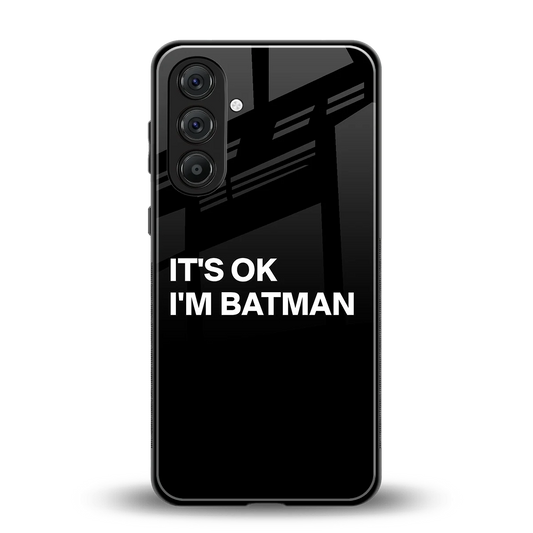 Dark Knight back phone cover | glass case for samsung galaxy m36 5g