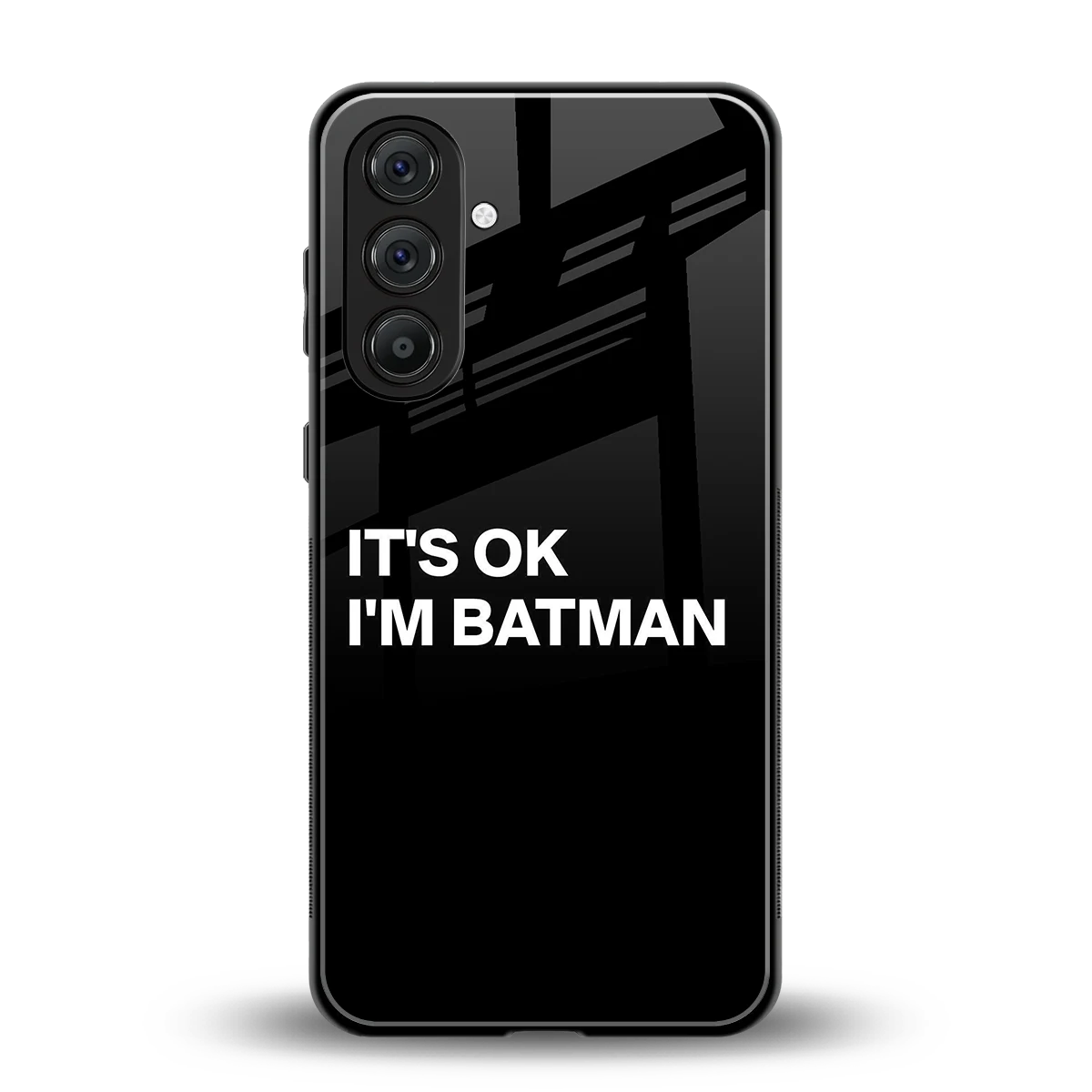 Dark Knight back phone cover | glass case for samsung galaxy a55 5g