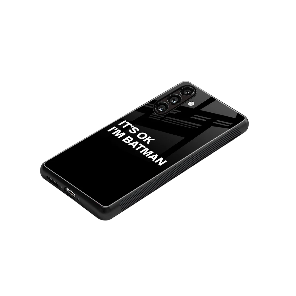 Dark Knight stylish phone case for samsung galaxy a55 5g | glossy glass and slim fit