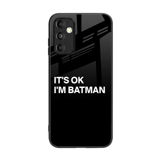 Dark Knight back phone cover | glass case for samsung galaxy m14 5g