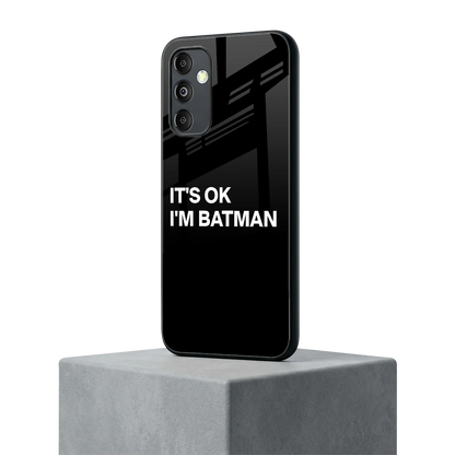 Dark Knight samsung galaxy m14 5g mobile cover | shockproof glass phone case