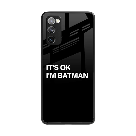 Dark Knight back phone cover | glass case for samsung galaxy s20 fe