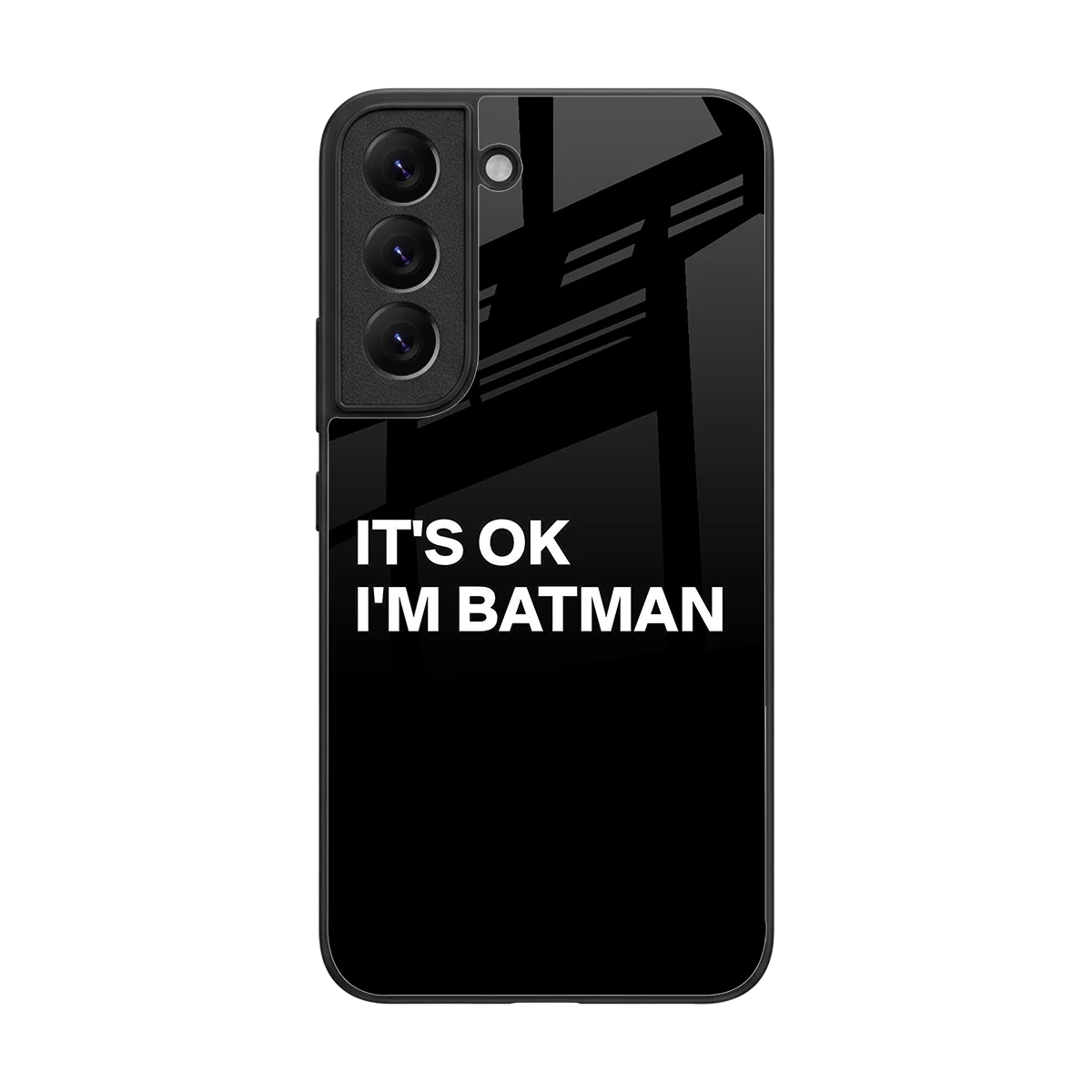 Dark Knight back phone cover | glass case for samsung galaxy s22