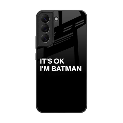 Dark Knight back phone cover | glass case for samsung galaxy s22