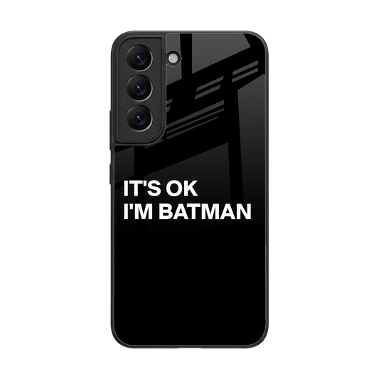 Dark Knight back phone cover | glass case for samsung galaxy s22
