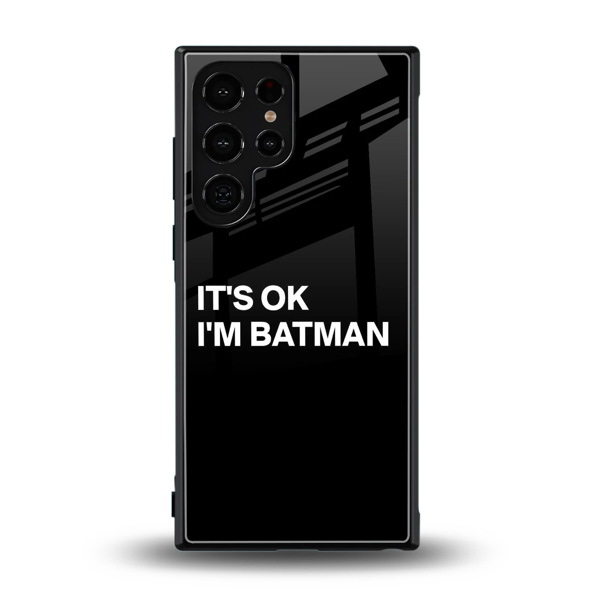 Dark Knight back phone cover | glass case for samsung galaxy s23 ultra