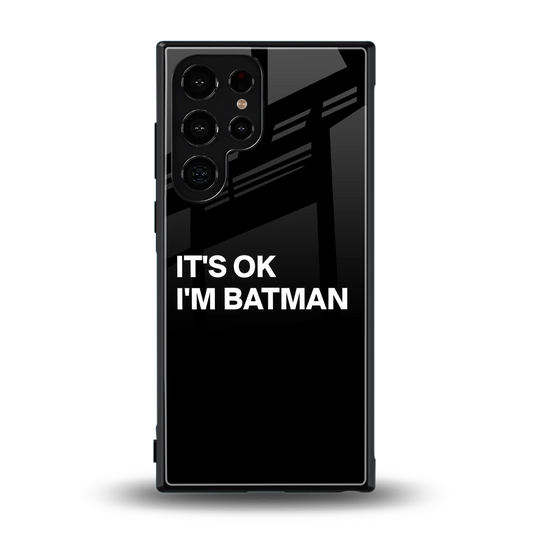 Dark Knight back phone cover | glass case for samsung galaxy s24 ultra