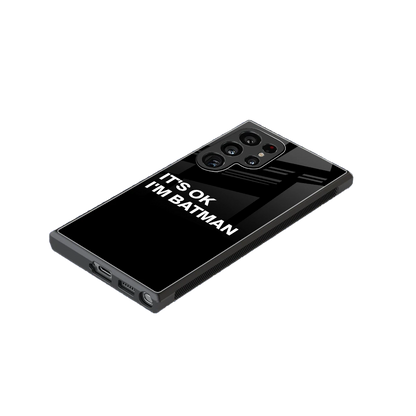 Dark Knight stylish phone case for samsung galaxy s23 ultra | glossy glass and slim fit