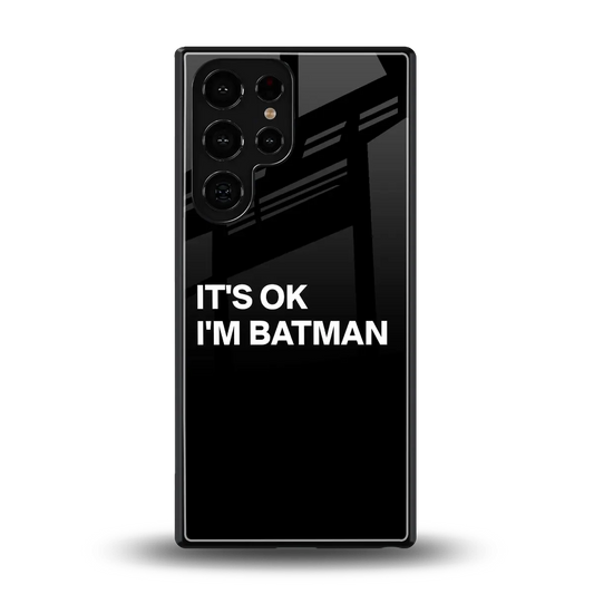 Dark Knight back phone cover | glass case for samsung galaxy s25 ultra