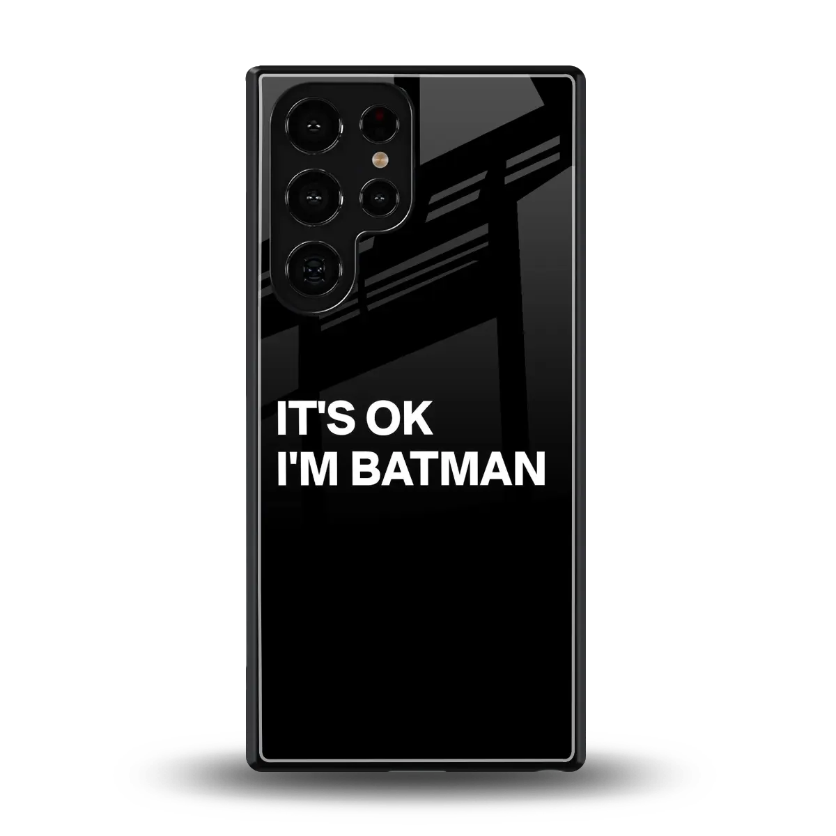 Dark Knight back phone cover | glass case for samsung galaxy s26 ultra
