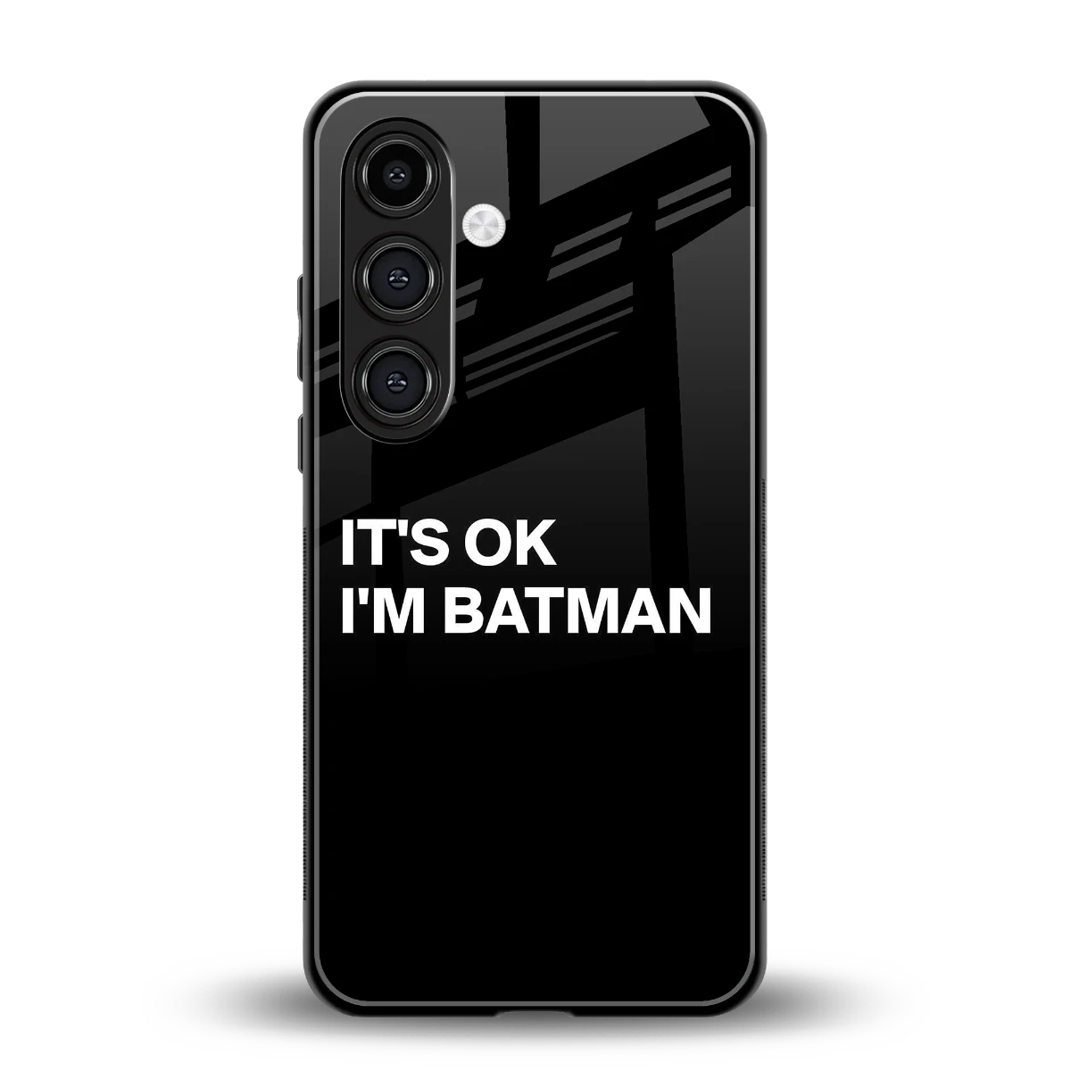 Dark Knight back phone cover | glass case for samsung galaxy s23 fe