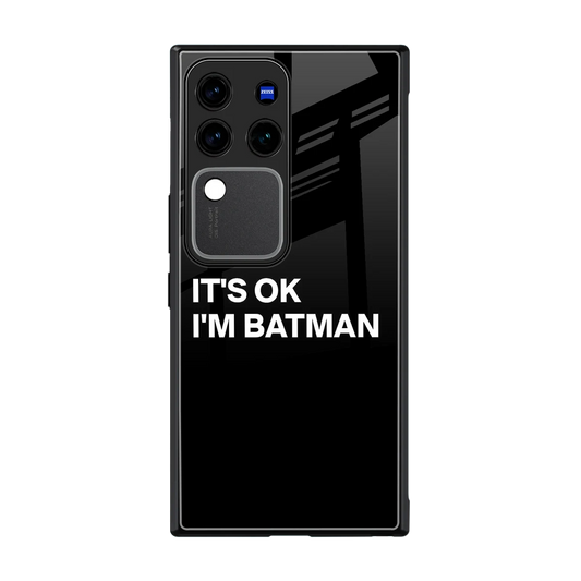 Dark Knight back phone cover | glass case forvivo v30 pro