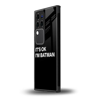 Dark Knightvivo v30 pro mobile cover | shockproof glass phone case