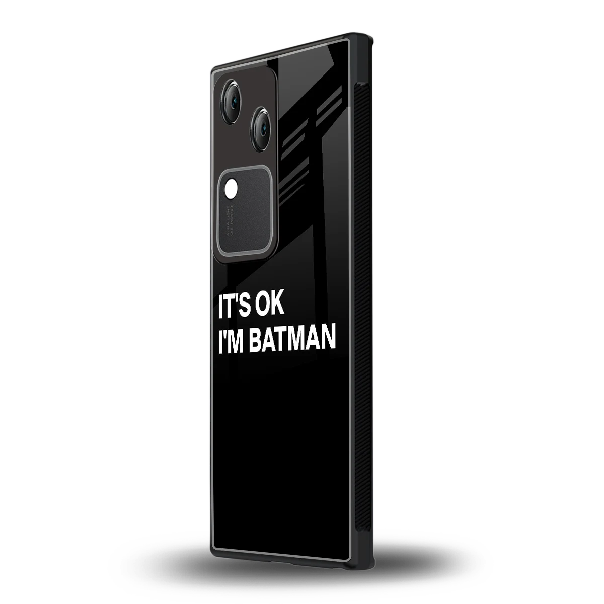 Dark Knight vivo v30 mobile cover | shockproof glass phone case