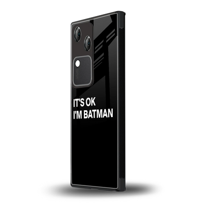Dark Knight vivo v30 mobile cover | shockproof glass phone case
