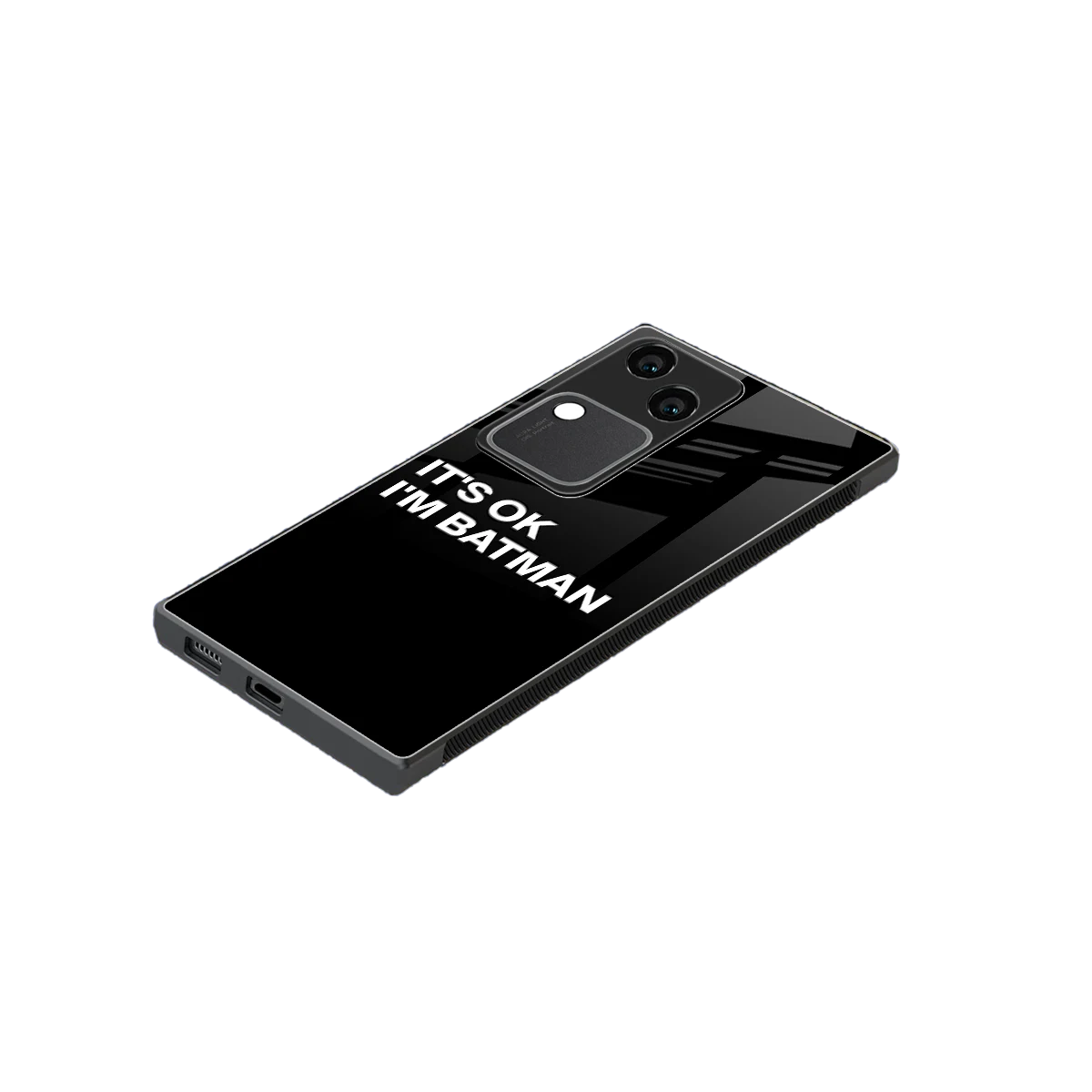 Dark Knight stylish phone case for vivo v30 | glossy glass and slim fit