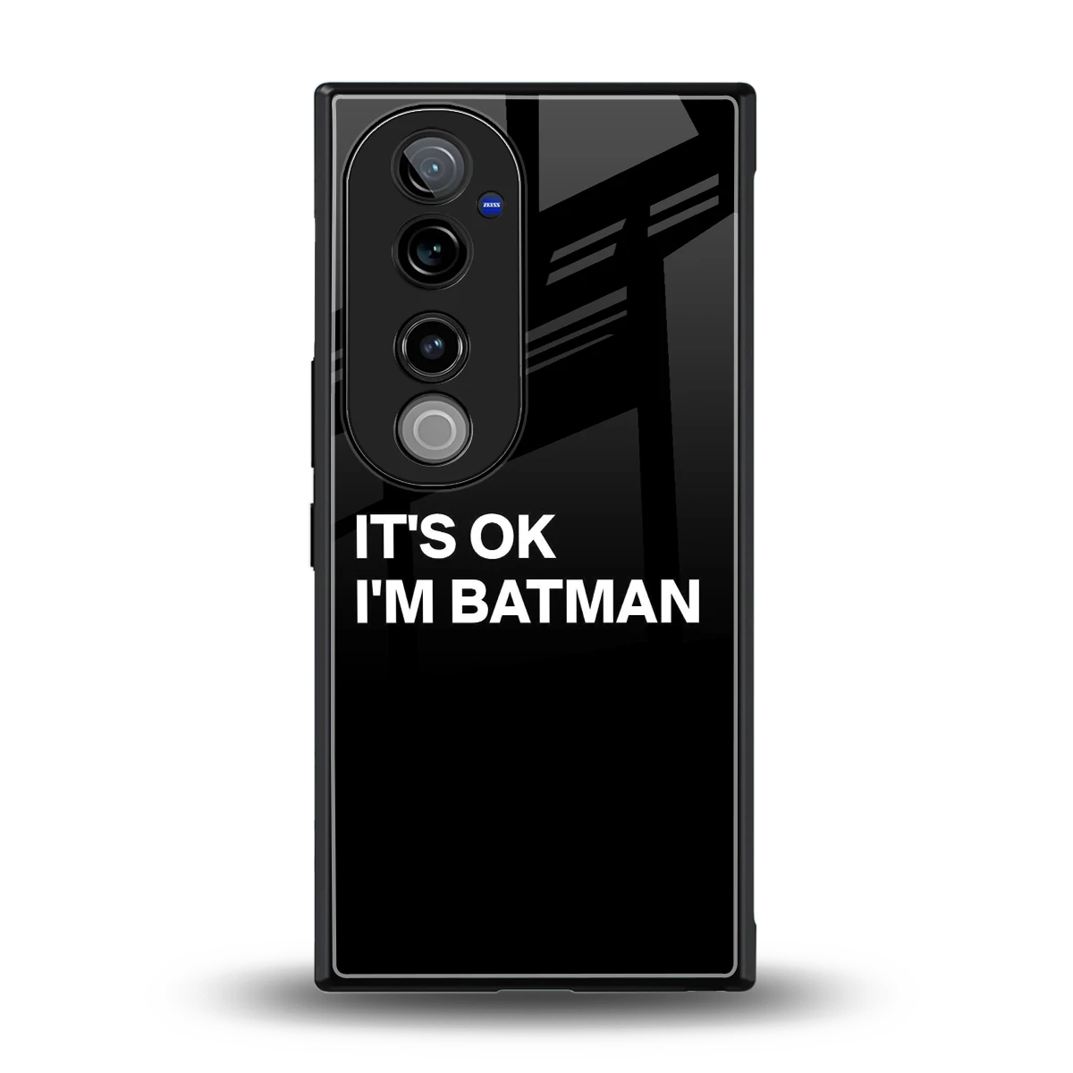 Dark Knight back phone cover | glass case for vivo v40 pro