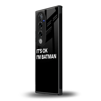 Dark Knight vivo v40 pro mobile cover | shockproof glass phone case