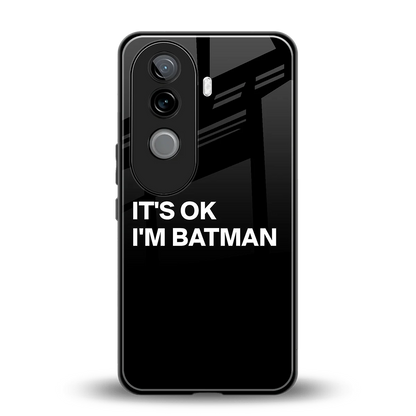 Dark Knight back phone cover | glass case for vivo v40e