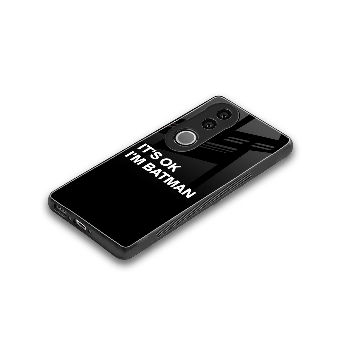 Dark Knight stylish phone case for vivo v50 | glossy glass and slim fit