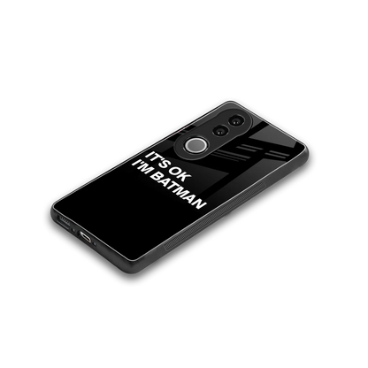 Dark Knight stylish phone case for vivo v50 | glossy glass and slim fit