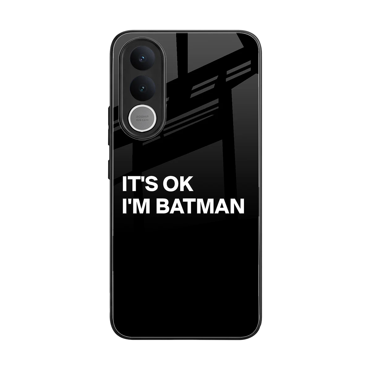 Dark Knight back phone cover | glass case for vivo v70 fe