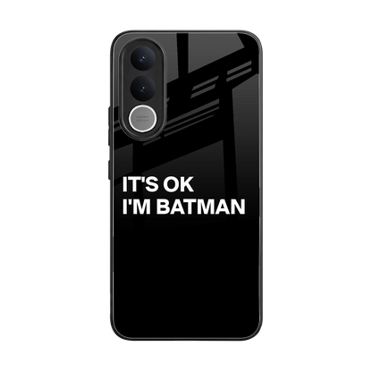 Dark Knight back phone cover | glass case for vivo v70 fe