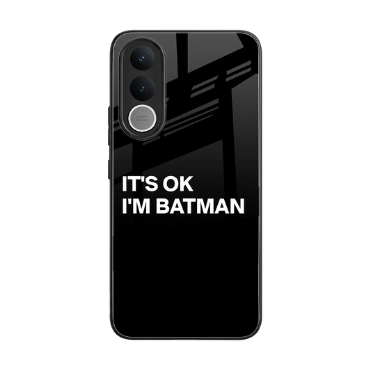 Dark Knight back phone cover | glass case for vivo v70 fe