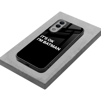 Dark Knight stylish phone case for vivo v70 fe | glossy glass and slim fit