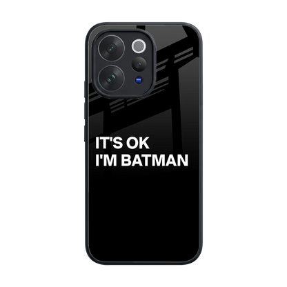 Dark Knight back phone cover | glass case for vivo v70 elite