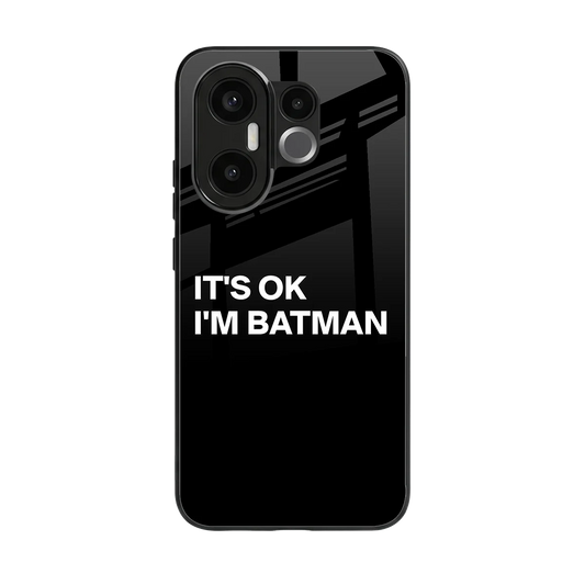 Dark Knight back phone cover | glass case for vivo x200 fe