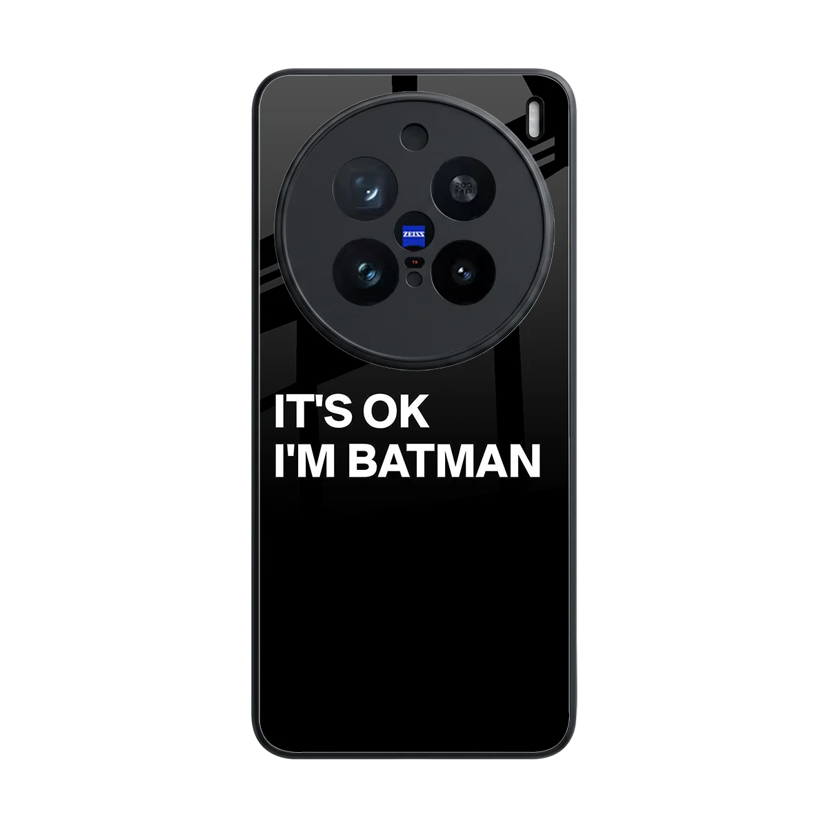 Dark Knight back phone cover | glass case for vivo x200 pro