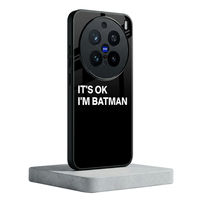Dark Knight vivo x200 pro mobile cover | shockproof glass phone case