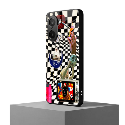 Dark Trip oneplus nord ce5 5g mobile cover | shockproof glass phone case
