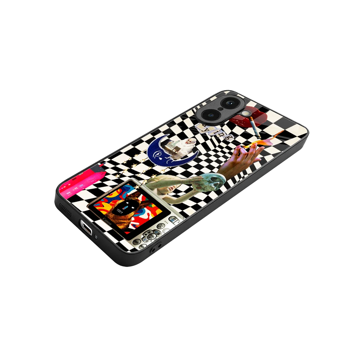 Dark Trip stylish phone case for oneplus nord ce5 5g | glossy glass and slim fit