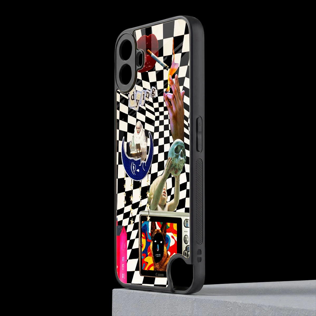 Dark Trip cmf nothing phone 1 mobile cover | shockproof glass phone case